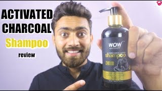 Wow Activated CHARCOAL shampoo review  Shampoo for Dandruff and Dry Frizzy Hair  QualityMantra [upl. by Nothgierc]