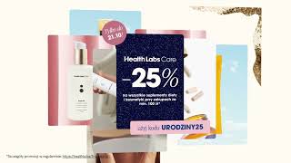 5 urodziny Health Labs Care  25 na wszystkie suplementy diety i kosmetyki [upl. by Nyltak987]