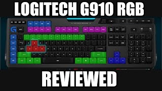 Review Logitech G910 Orion Spark RGB Mech Keyboard [upl. by Aihsat132]