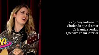 Creyendo en mi Soy Luna 3 Letra [upl. by Adnovaj221]