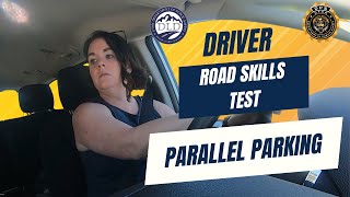 Utah DLD Road Skills Test Mandatory Maneuvers  Parallel Parking Single Camera Views [upl. by Einnahpets165]