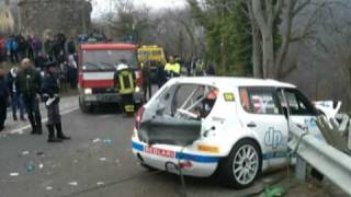 Kubica Crash in Rally di Andora 2011 NEW FOTO [upl. by Ttej]