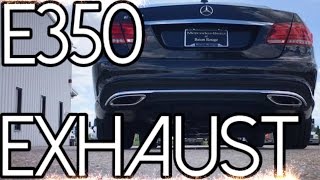 SOUND 2016 Mercedes E350 Exhaust Sound  Start Up amp Rev [upl. by Dempsey609]