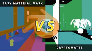 Easy Material Mask vs Cryptomatte [upl. by Verlee]