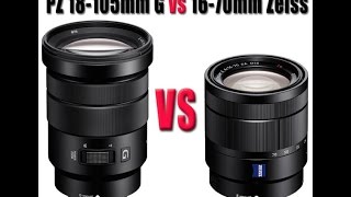 SO SÁNH  CZ 1670 f4 vs SEL 18105 f4 G [upl. by Helve]