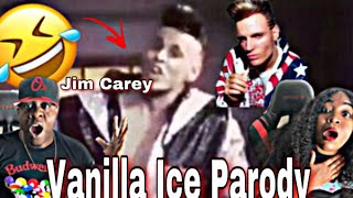 BEST PARODY EVER JIM CARREY DOES VANILLA ICE REACTION [upl. by Nich152]