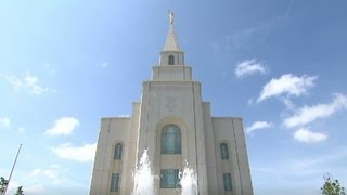 Rare look inside secretive Mormon temple [upl. by Cirdor]