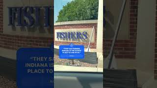 “Welcome to Fishers Indiana“ the 1 place to live in USA fishers indiana travel fyp shorts [upl. by Norvin99]