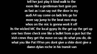 MC Pat Flynn Get On Your Kneez LYRICS ON SCREEN [upl. by Schnur]