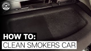 How To Get Rid Of Cigarette Odor amp Refresh Your Cars Interior Chemical Guys [upl. by Sivar]