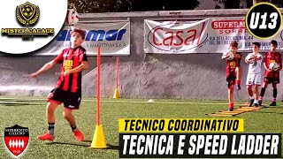 Allenamento di calcio esempi di esercizi la ricezione [upl. by Ardnuhsed]