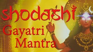 Shodashi Gayatri Mantra  Gayatri Mantra of Goddess Tripura Sundari  108 Times [upl. by Ivy]