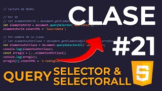 ⭐ JS 21 Lectura de nodos en JAVASCRIPT  📚 Curso JAVASCRIPT [upl. by Jedlicka]