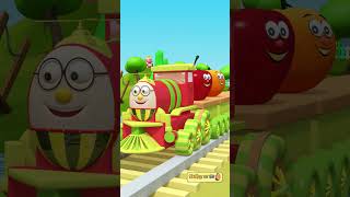 Humpty the Fruit Train Hindi  Part 2  Humpty Fruit Train Orange Hindi  shorts hindibabysongs [upl. by Etrem]