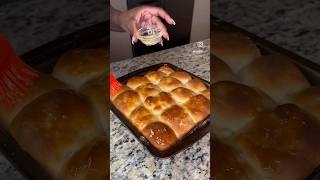 Homemade dinner rolls 🍞 foodshorts dinnerrolls bread cooking food dinner [upl. by Notseh576]