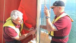 Raising sails on a SeaHawk Seaboat [upl. by Nomad427]