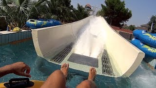 White Coaster Water Slide at Adaland [upl. by Oznohpla]