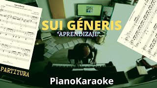 Sui Generis  Aprendizaje Partitura  PianoKaraoke [upl. by Naesar]