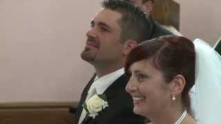 A Wedding Ceremony at St Patricks Church in Schomberg  Ontario Wedding Videographe [upl. by Gerg]