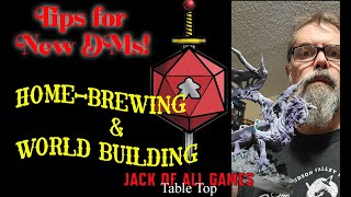 Tips for New DMs Homebrewing and Worldbuilding [upl. by Tomasina]