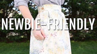 Lets HAND SEW A Skirt  Great for Beginners [upl. by Audrie168]