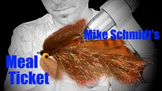 Fly Tying Mike Schmidts Meal Ticket [upl. by Ayatan]