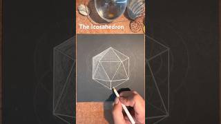 How to draw the Icosahedron using the 853 Golden Circle Fast [upl. by Yartnoed]