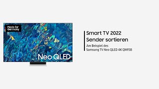 Samsung Smart TV 2022 Sender sortieren [upl. by Rufus]