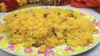 How To Make Sweet Rice Recipe • Yummy Zarda Recipe • Tasty Meethe Chawal • Pakistani Dessert Recipes [upl. by Ditzel]