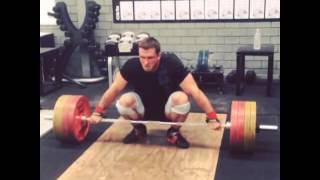 Dmitry Klokov 180kg snatch as part of a Crossfit complex [upl. by Celestine]