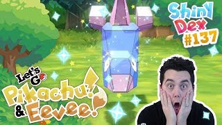 SUPER RARE SHINY PORYGON in POKEMON LETS GO PIKACHU AND EEVEE [upl. by Carisa]