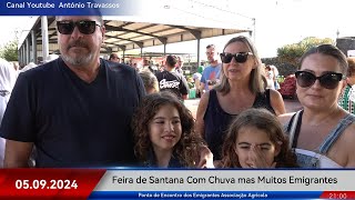 Feira de Santana Ponto de Encontro dos Emigrantes hoje com Chuva mas Muitos Emigrantes 05 09 2024 [upl. by Nassi]