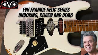 EVH Frankie Relic Series Unboxing and Demo  Van Halen Frankie Now Offered In Solid Colors By EVH [upl. by Waddington356]