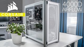 Corsair 4000D Airflow MidTower PC Case Review [upl. by Tjaden]