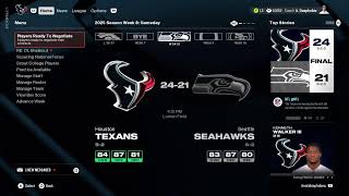 Texansseahawks IMFL [upl. by Tereb]