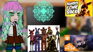 Hashira React To FNAF Songs ‘ Always Come Back’ And FNAF Song 3 ‘Die In A Fire’  KNY  Gacha Empire [upl. by Darum]