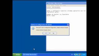 Windows XP  Cambiar nombre de equipo y grupo del equipo [upl. by Rector390]