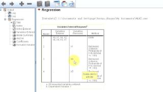 SPSS  Backward Elimination [upl. by Jestude]