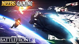 Star Wars Battlefront 2  Tie Fighter vs Millennium Falcon [upl. by Reve]