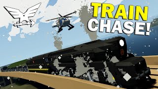 Helicopter Train Chase  Stormworks Gameplay [upl. by Calvin571]