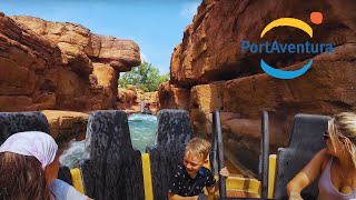 Grand Canyon Rapids  PortaVentura  POV  4K [upl. by Aremaj]