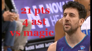 Vasilije Micic 21 Pts 4 Ast Orlando Magic vs Charlotte Hornets HIGHLIGHTS [upl. by Saoj]