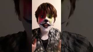 Nasty dog clown clowncosplay nastydog [upl. by Becka]