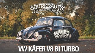 700PS V8 BiTurbo VW Käfer  Sourkrauts  englsub [upl. by Buzz]