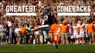 Greatest Comebacks in College Football History [upl. by Coop946]