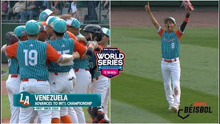 VENEZUELA a la FINAL INTERNACIONAL de la SERIE MUNDIAL DE PEQUEÑAS LIGAS 32 a JAPÓN  ESPN Beisbol [upl. by Collins]