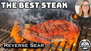 HOW TO GRILL A STEAK  Reverse Seared Steak on Pit Boss Austin XL Pellet Grill [upl. by Hennebery138]