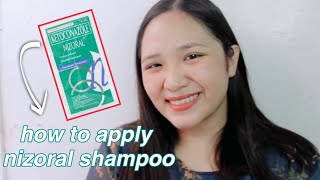 How to Apply Nizoral Shampoo on Acne  Super Easy  Ayisha Arcas [upl. by Hamburger]