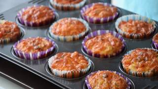 Des muffins salés façon pizza [upl. by Eelime954]