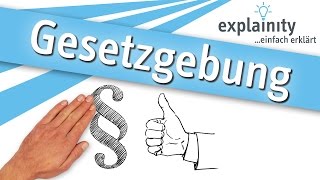 Gesetzgebung einfach erklärt explainity® Erklärvideo [upl. by Ayamahs]